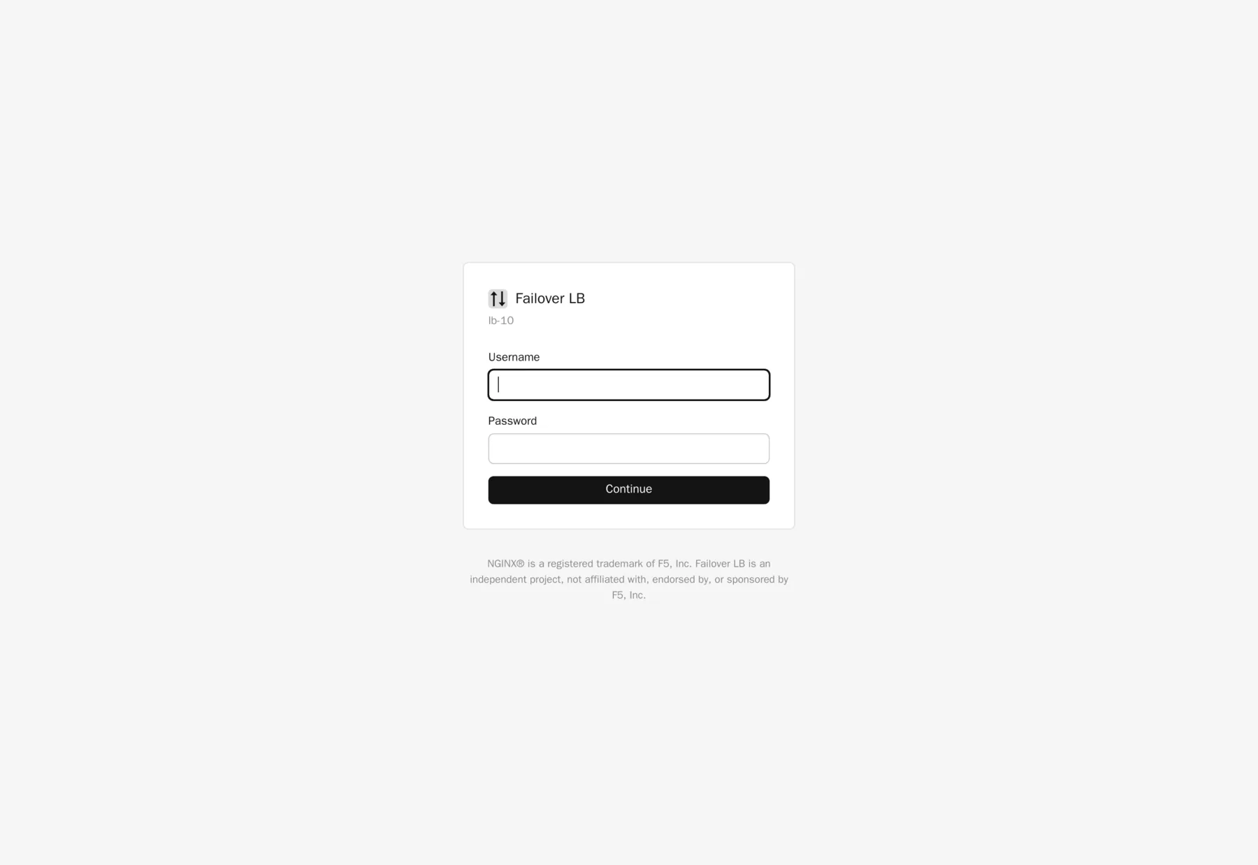 Sign in. Password first, then a six digit code. The allowlist is checked before this page renders.